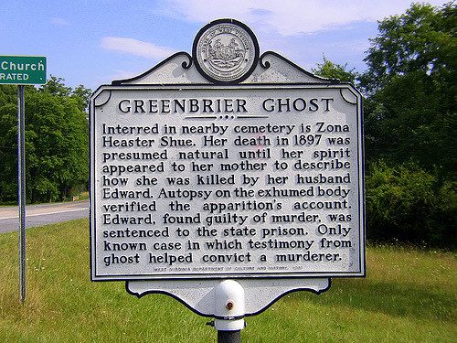 История про Гринбрайерское привидение, которое указало на своего убийцу