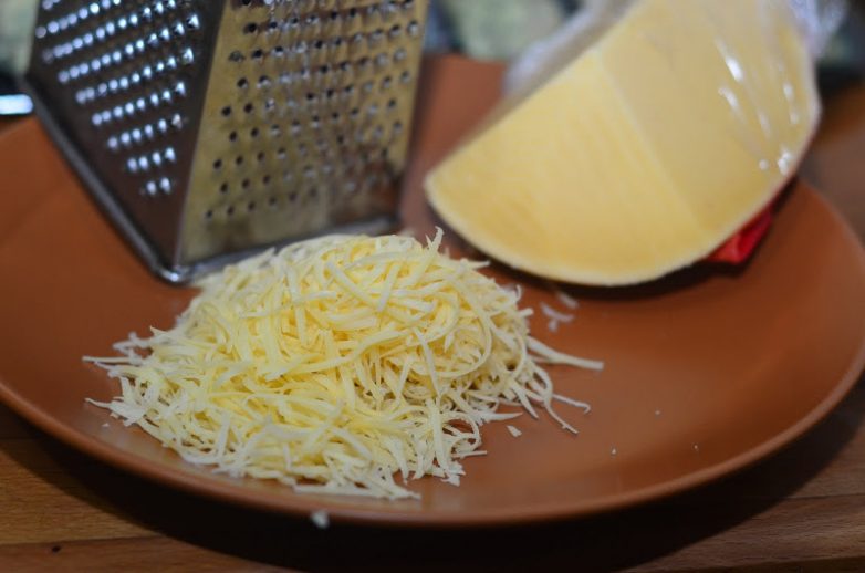 Мидии c сыром в сливочном соусе