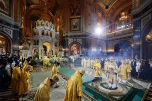 Патриарх Кирилл поздравил православных с праздником Рождества Христова