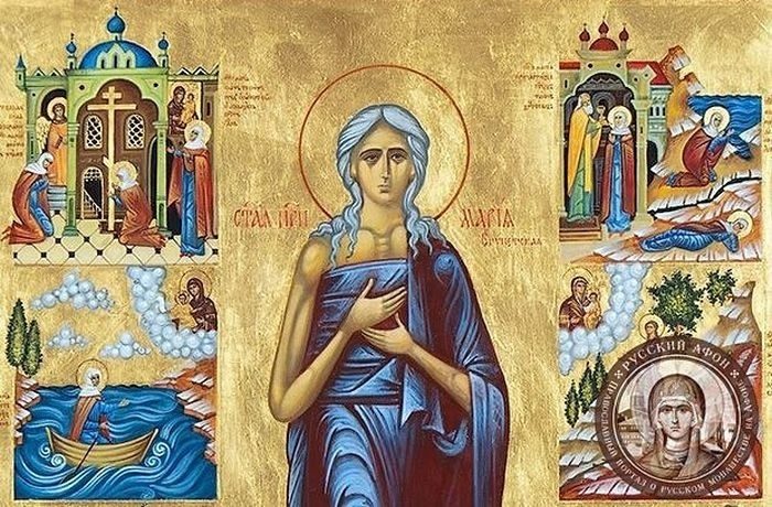 14 апреля — день памяти Марии Египетской, великой подвижницы древности
