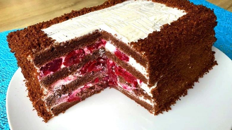 Простой рецепт торта с богатым вкусом!