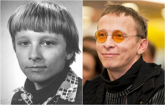 Российские знаменитости в школьные годы и сейчас