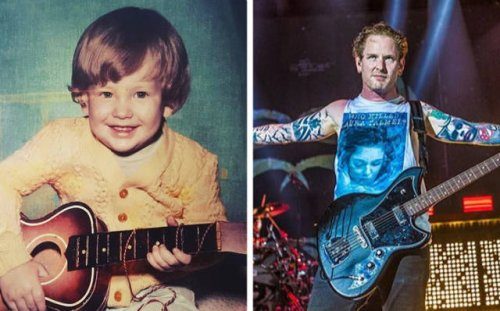 Фотографии Рок-звёзд до и после прихода всемирной славы