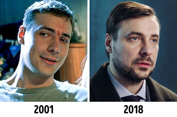 Как выглядели российские актёры в своём первом фильме и сейчас