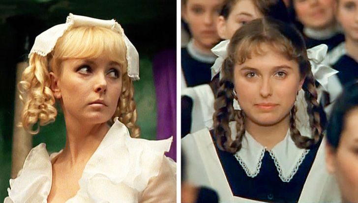 Советские актрисы и их дочери, запечатлённые в одном и том же возрасте
