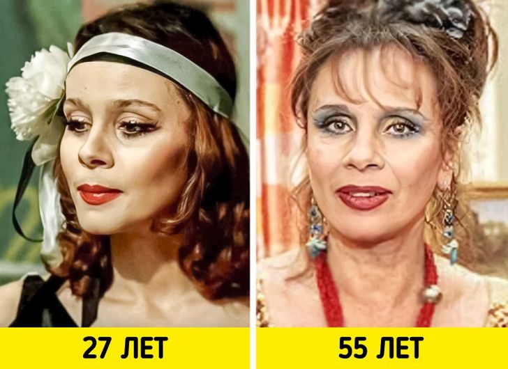 Фото советских актрис в своих звёздных и последних ролях