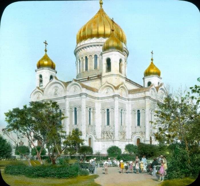 Редчайшие цветные снимки Москвы