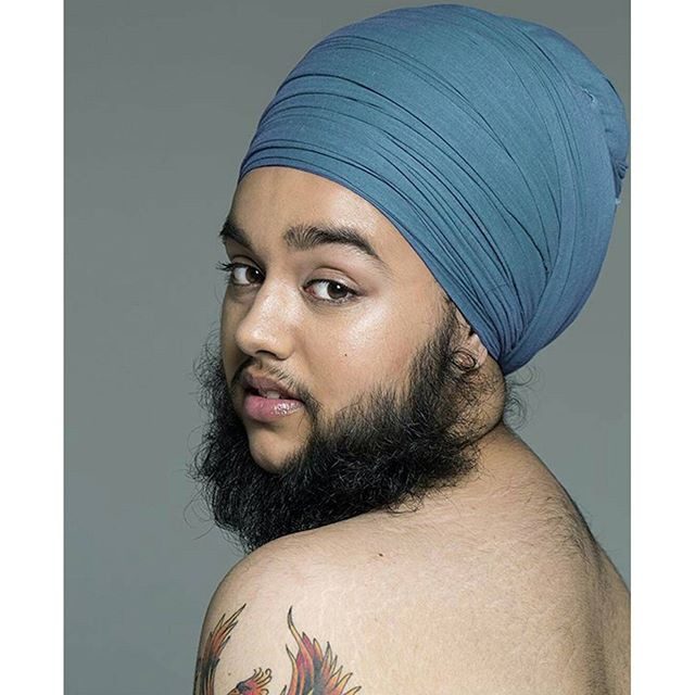 Как индианка с бородой стала моделью