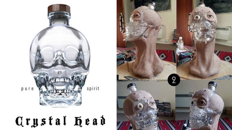 Криминалист купил водку в виде стеклянного черепа и восстановил его лицо. Вот, что из этого вышло