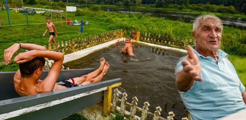 Как власти заставляют пенсионера снести сельский аквапарк, построенный для всей деревни