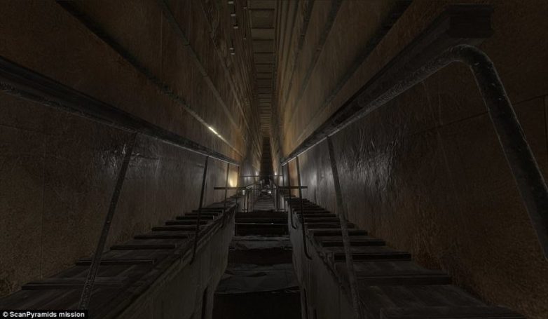 Обалдеть! Учёные нашли «тайную комнату» внутри пирамиды Хеопса