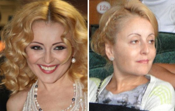 10 русских звезд, которые не очень привлекательны без макияжа