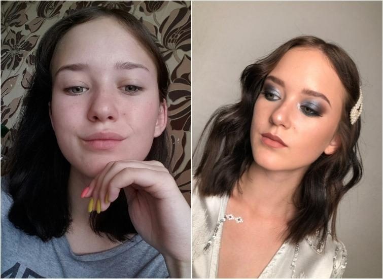 До и После макияжа. Некоторые девушки меняются до неузнаваемости