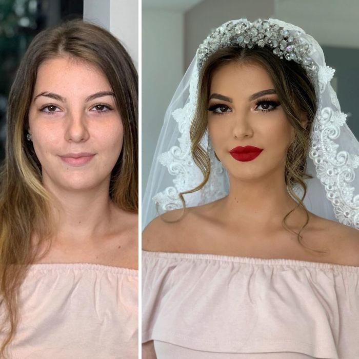 25 примеров свадебного макияжа, который реально творит чудеса
