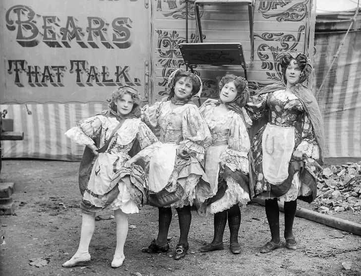 Жуткие снимки бродячего цирка 1910 года