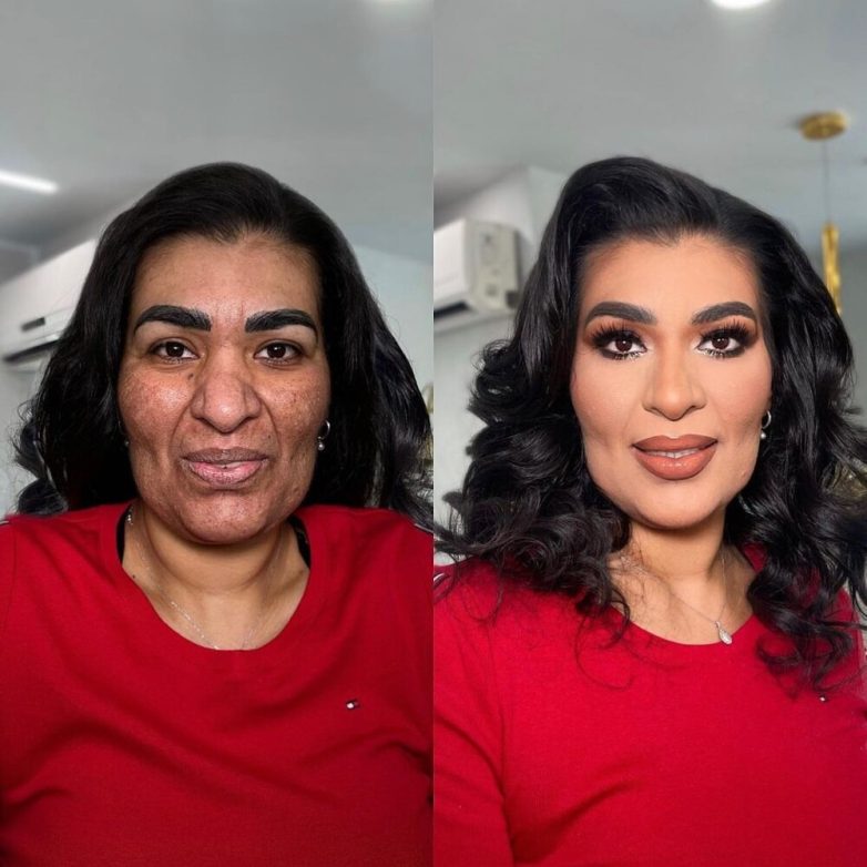 Невероятные преображения женщин до и после макияжа