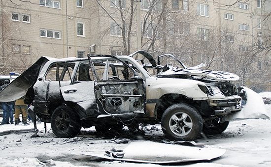 В Луганске взорвали автомобиль начальника милиции ЛНР