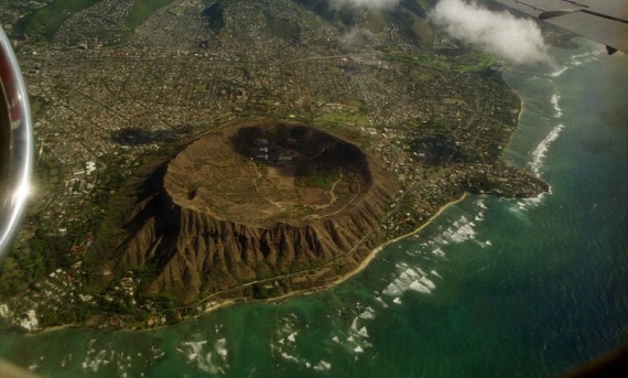 Гавайский вулкан Даймонд-Хед