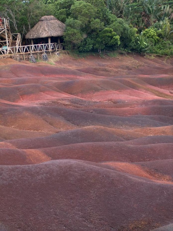 Цветные пески Маврикия