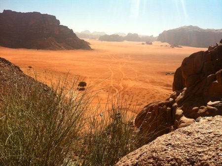 Иорданская пустыня Вади Рам