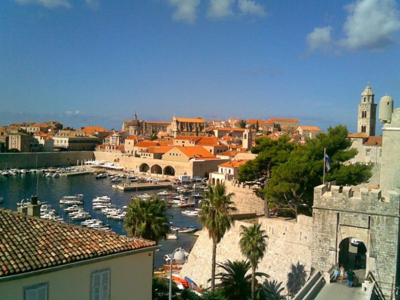 Photographs of Dubrovnik on the Dalmatian Coast of Croatia: The Harbour ( Marina ), The Old City