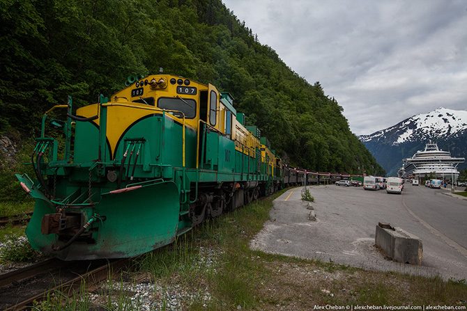 Самая красивая железная дорога Аляски