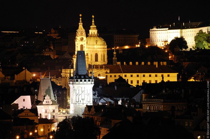 Прага вечером