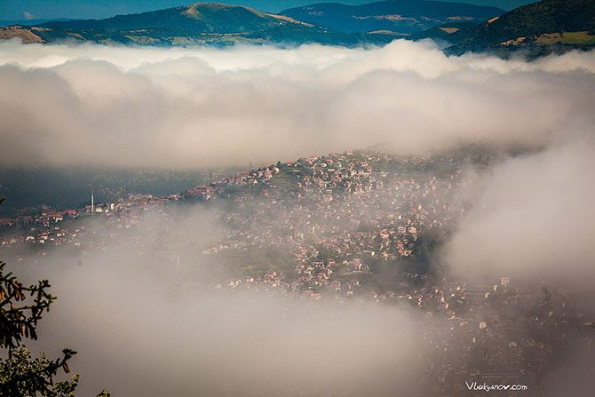 Утренняя гора Требевич, Сараево
