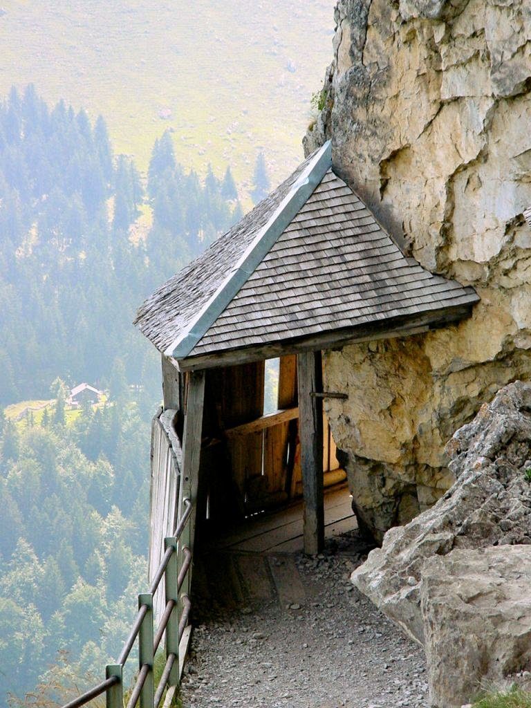 Сказочный отель Aescher в Альпах