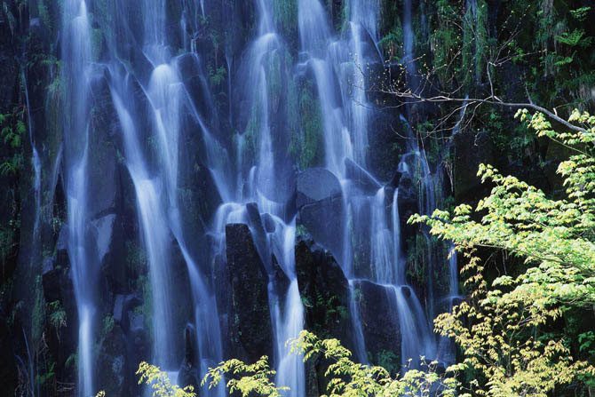 Потрясающие японские водопады