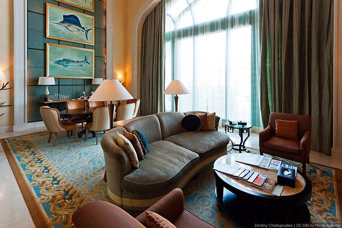 Красота и роскошь отеля в Дубае