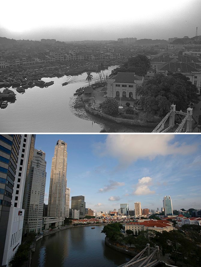 Сингапур тогда и сейчас