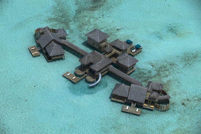 Прелестные и незабываемые домики на Мальдивах