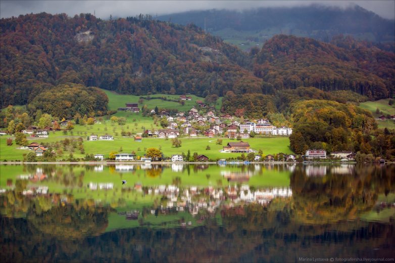 Осенняя Швейцария в фотографиях