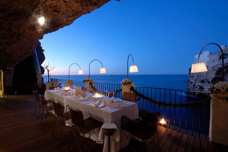 Дивный итальянский ресторан с романтичными видами