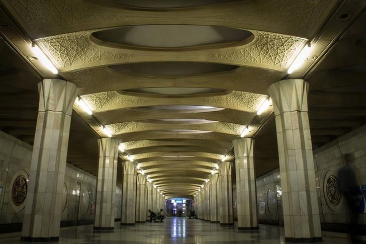 Редкостная красота метро в Ташкенте