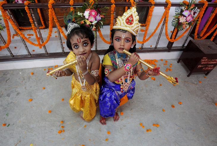 Рождение Кришны - яркий праздник в Индии