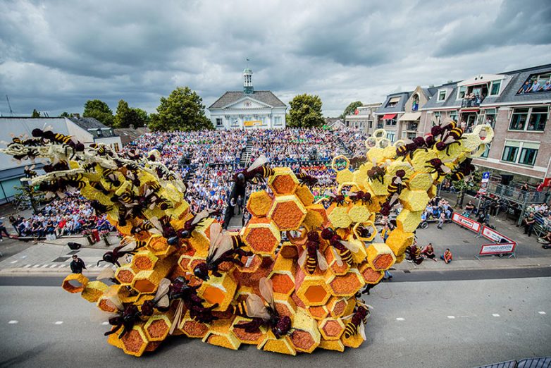 Невероятная красота: громадные цветочные скульптуры в Голландии