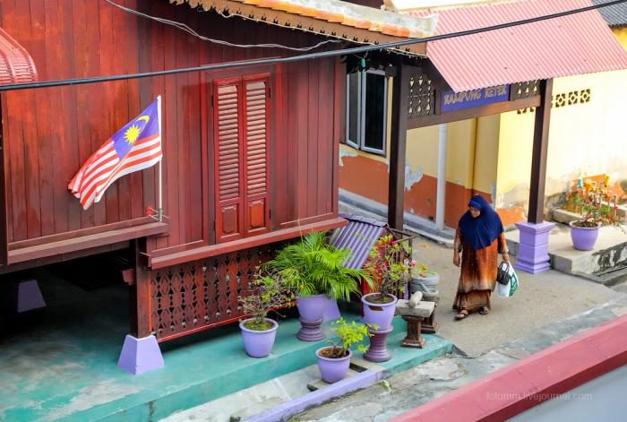 Разноцветный малазийский город Малакка
