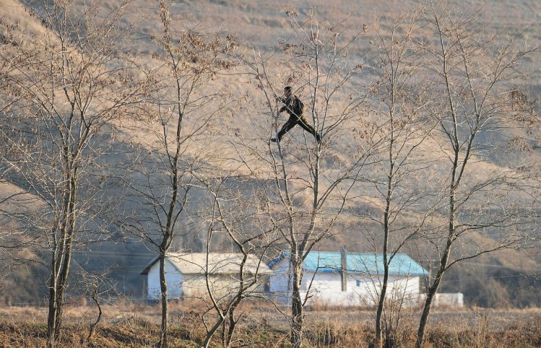 Как выглядит граница Северной Кореи