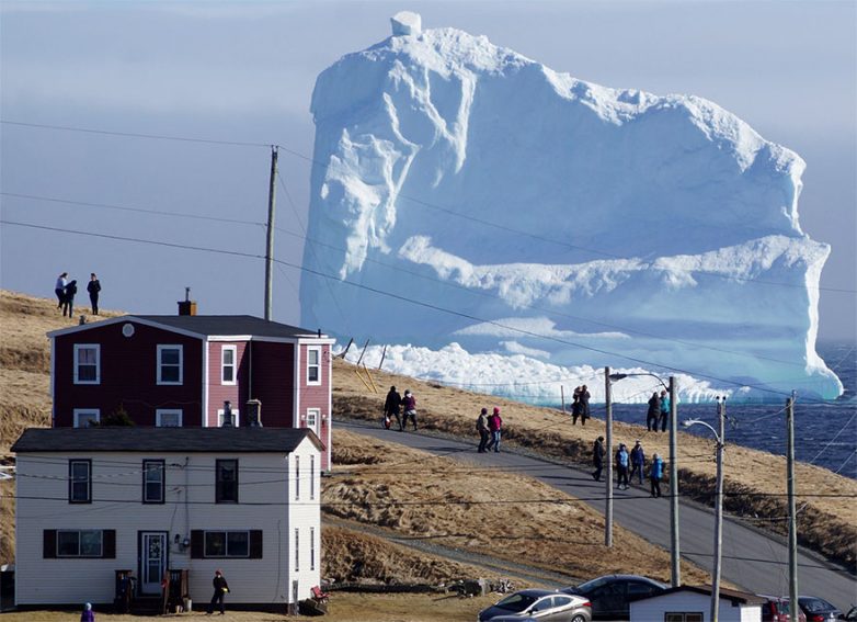 Огромный айсберг приплыл в Канаду