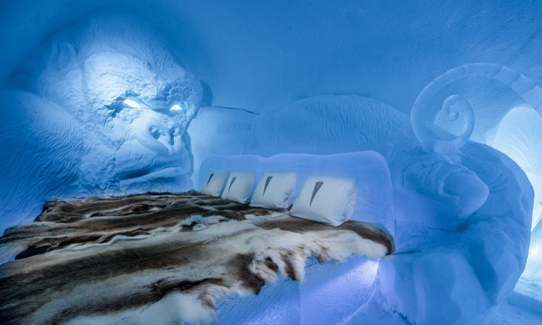В гостях у Снежной Королевы: ледяной отель в Швеции