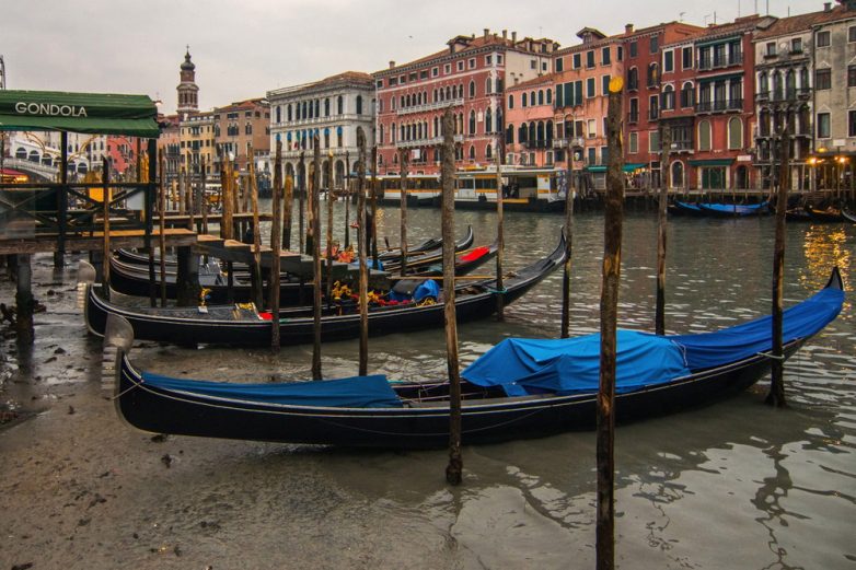 И такое бывает: Венеция села на мель