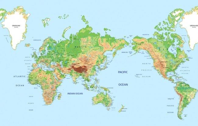 Борьба за вершину мира: как выглядят географические карты в разных странах