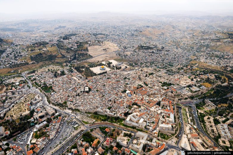 Пролетая над Землёй обетованной: достопримечательности Израиля с высоты птичьего полёта. Часть 1