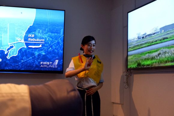 Имитация роскоши: в Токио открылся уникальный авиаресторан бизнес-класса