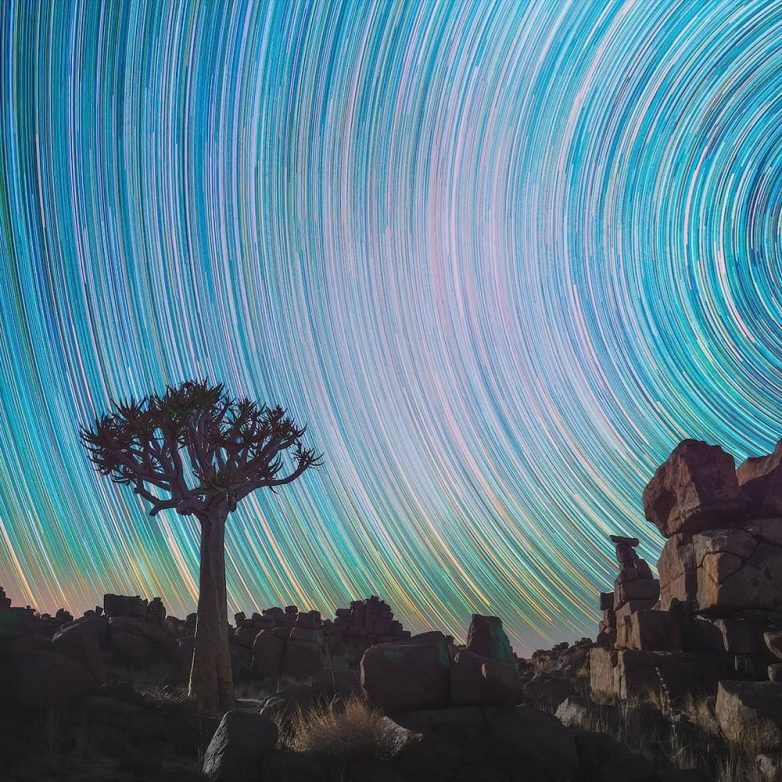 Инопланетное зрелище: звёздное небо над пустыней Намиб