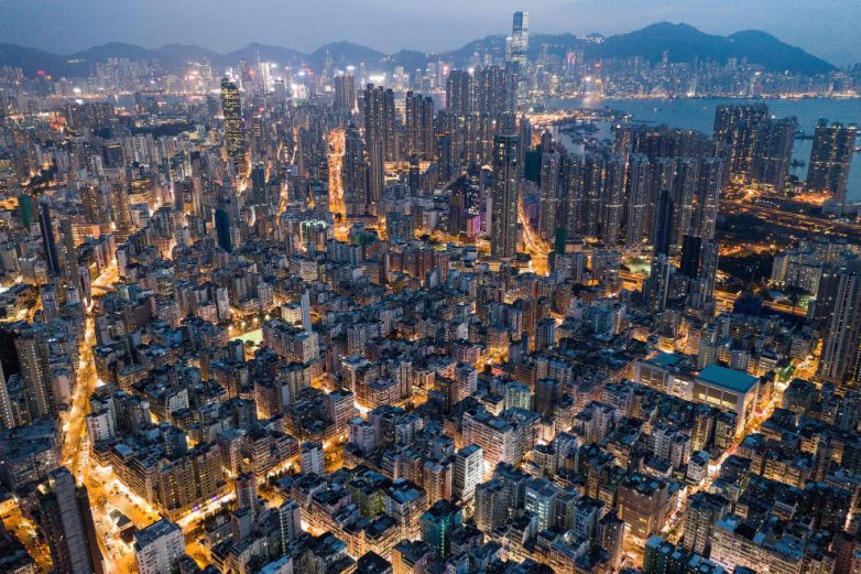 Великолепный Гонконг с высоты птичьего полёта