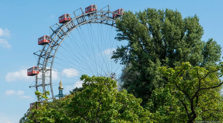 Чем знаменито колесо обозрения в Вене