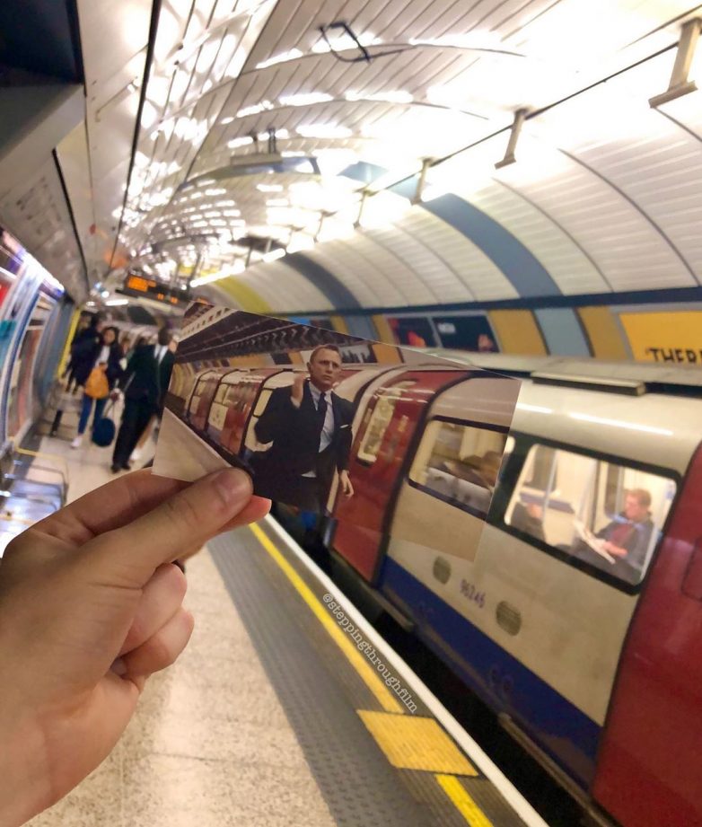 Креативный британец совмещает снимки из фильмов с реальными местами из своих путешествий